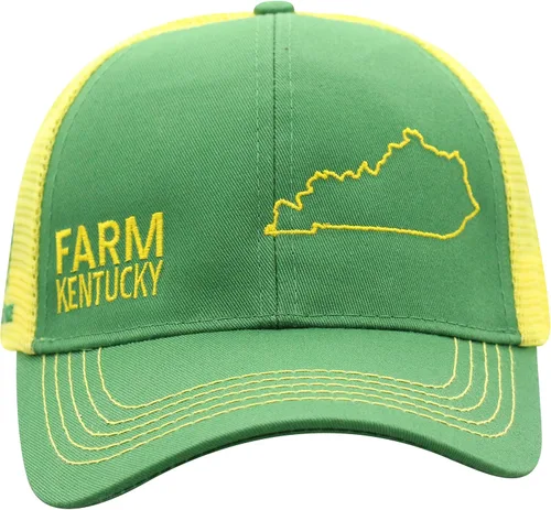 Vista 39 de John Deere Gorra de béisbol con logotipo y malla trasera con contraste, para hombre