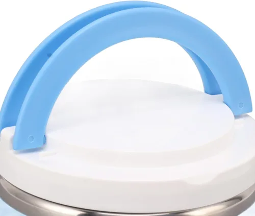 Vista 9 de Tarro de comida aislado al vacío para comida caliente, de triple capa, reutilizable, de acero inoxidable, a prueba de fugas, almacenamiento