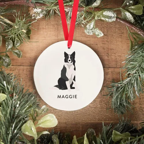 Vista 26 de Adorno personalizado para perro, adorno de Navidad personalizado Golden Retriever, regalos personalizados para amantes de las mascotas, regalos