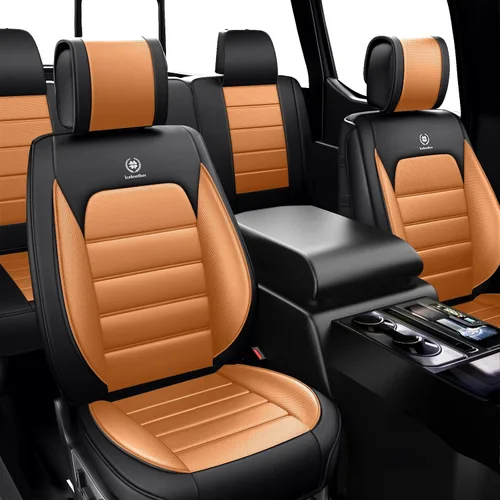 Vista 10 de Cubiertas de asiento ILMO para camiones 2009-2026 F150, 2011-2026 F250 F350 XL XLT Super Duty Crew Cab Lariat King Ranch Platinum, protectores