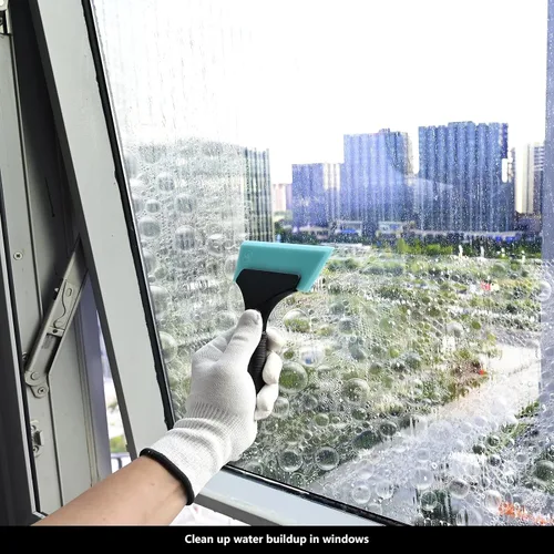 Vista 7 de EHDIS Escobilla de goma pequeña multiusos para ventana, vidrio, puerta de ducha, escobilla de limpiaparabrisas de automóvil con diferente dureza