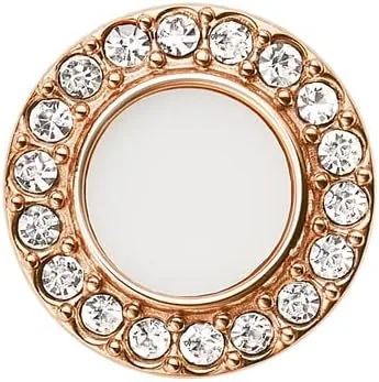 Vista 2 de Fossil - Pulsera de acero inoxidable para mujer, color oro rosa