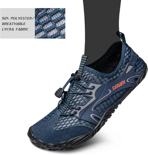 Vista 4 de SIMARI Water Shoes Men Women Quick Dry Aqua Sock Beach Barefoot Athletic Swim Sport Shoes for River Pool Lake Surfing Kayaking Diving Boating