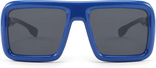 Vista 3 de Karsaer Vision - Gafas de sol grandes y gruesas con marco cuadrado para mujeres y hombres, estilo retro de los años 90, lentes de sol vintage a