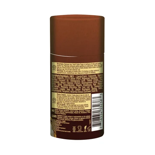 Vista 3 de Desert Essence Desodorante de coco – 100% libre de plástico, protección natural del olor – Sin aluminio ni parabenos con árbol de té y manteca