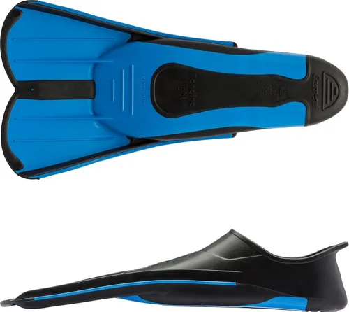 Vista 3 de Cressi - Aletas de bolsillo cortas de pie completo para natación o entrenamiento en la piscina y en el mar - Ligeras: fabricadas en Italia