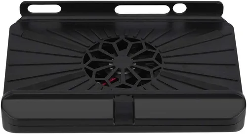 Vista 3 de Acouto Soporte de ventilador de enfriamiento Multi funcional Ventilador Ventilador USB Powered Cooler Pad Negro Laptop Pad