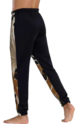 Vista 5 de Men Bowling Balls Sweatpants Joggers Sweatpants Baggy Jogger Pants with Pocket for Men