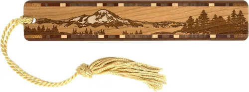 Vista 9 de Bigfoot Sasquatch - Marcapáginas de madera Grabado criptídico legendario Regalo para fanáticos de Bigfoot, excursionistas y amantes