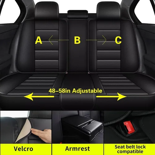Vista 2 de DISUTOGO Fundas de asiento para Honda Pilot 2016-2025 2026