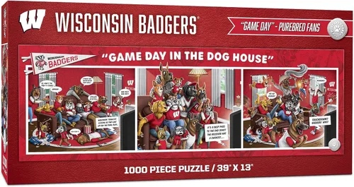 Vista 34 de YouTheFan NCAA Game Day in The Dog House - Rompecabezas de 1000 piezas
