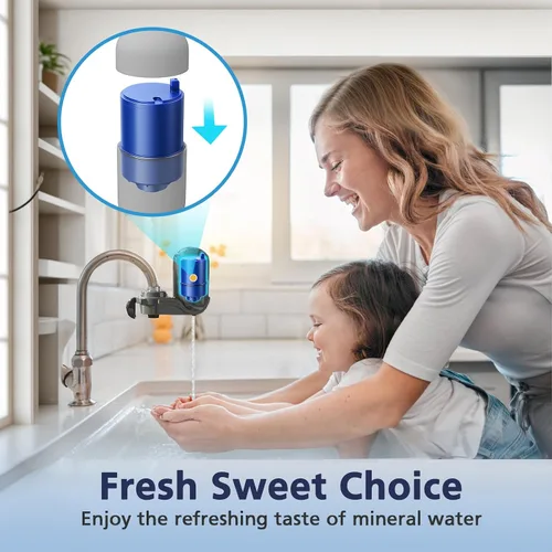 Vista 8 de Paquete de 3 filtros de agua de repuesto compatibles con todos los sistemas de filtración de grifo PUR®, PUR®PLUS, filtro de agua para grifo Pur®