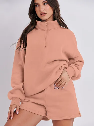 Vista 6 de ANRABESS Conjunto de dos piezas para mujer, conjunto de manga larga para gimnasio, ropa de moda de otoño 2024