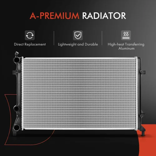 Vista 7 de A-Premium Conjunto de radiador de refrigerante del motor compatible con Volkswagen Passat 2012-2018 2.5L