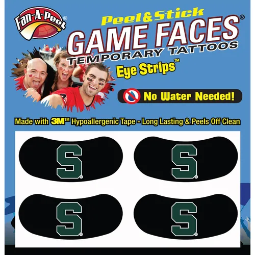 Vista 205 de Fan-A-Peel Tatuajes temporales sin agua del estado de Louisiana, hipoalergénicos, para despegar y pegar, tatuajes temporales impermeables