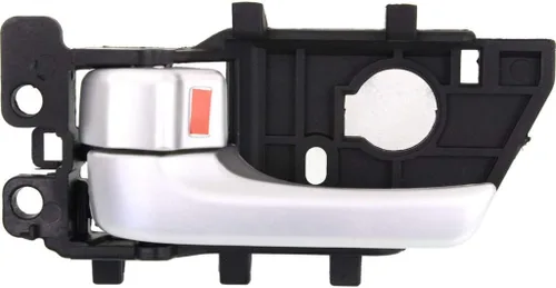 Vista 2 de Para Kia Forte Koup 2010 2011 2012 2013 Manija de puerta interior delantera o trasera, lado del conductor pintado plateado Con botón de bloqueo