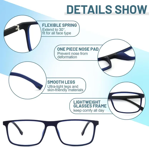 Vista 24 de OCCI CHIARI Gafas de lectura de moda para mujer y hombre