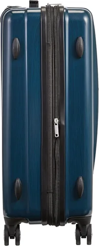 Vista 4 de Tienda Basics Maleta giratoria rígida con ruedas, Azul marino, 26.7 pulgadas