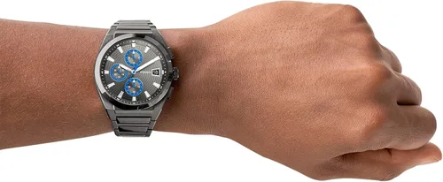 Vista 4 de Fossil Everett - Reloj cronógrafo de cuarzo de acero inoxidable para hombre Everett FS5879 - Reloj cronógrafo de acero inoxidable de 0709in