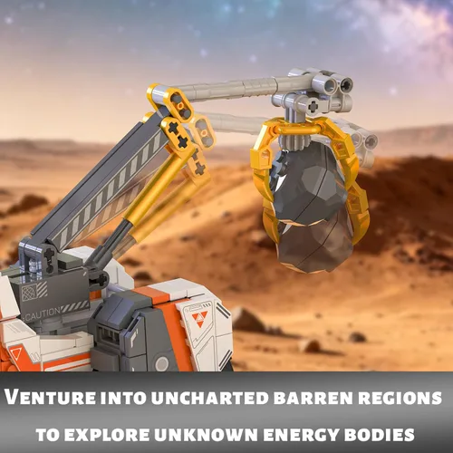 Vista 4 de Space Explorer Rover Juegos de bloques de construcción, vehículos Ll002