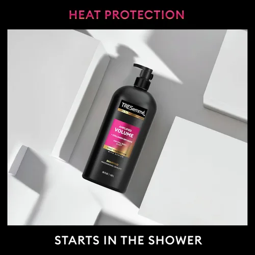Vista 4 de TRESemmé Champú Volumen 24 Horas con Bomba Para Cabello Fino Formulado Con Tecnología Pro Style 39 Fl Oz