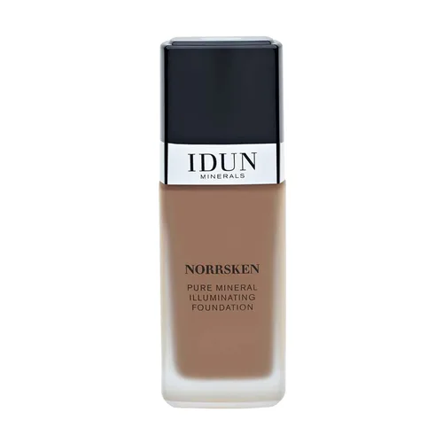 Vista 21 de IDUN Minerals Base líquida Norrsken – Cobertura suave y sedosa – Acabado luminoso y húmedo para piel seca y opaca – Maquillaje vegano y resistente