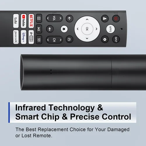 Vista 5 de Mando a distancia de repuesto para Hisense Smart Google TV, para Hisense UHD 4K ULED Google TVs