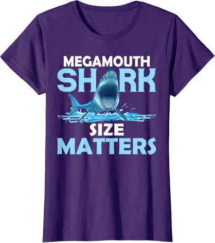 Vista 13 de Mega Shark Size Matter Camiseta Fun Shark Puns, Negro