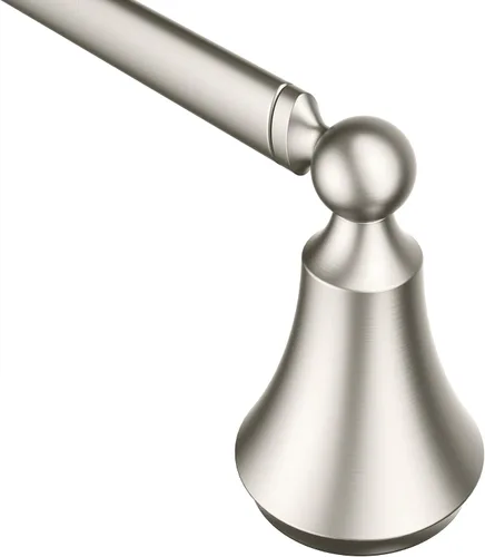 Vista 5 de Moen Wynford YB5201BN - Manija decorativa para tanque de inodoro de latón cepillado de 3 pulgadas