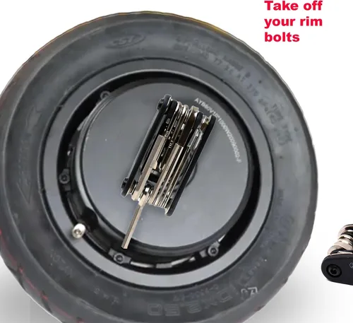 Vista 6 de Allen Keys Hex Socket Herramienta de reparación Multi Kit de radios Scooter Bicicleta Portátil