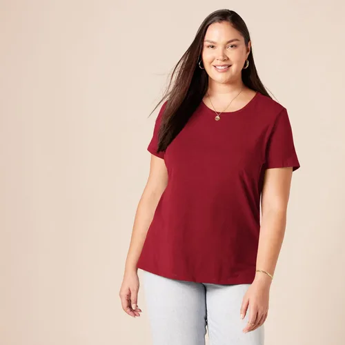 Vista 140 de Amazon Essentials Women's Regular-Fit Short-Sleeve Crewneck T-Shirt