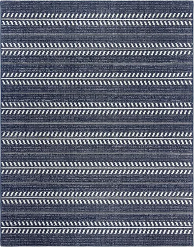 Vista 52 de Gertmenian Freedom Collection - Alfombra para exteriores con temática náutica y cuidado inteligente para terraza.