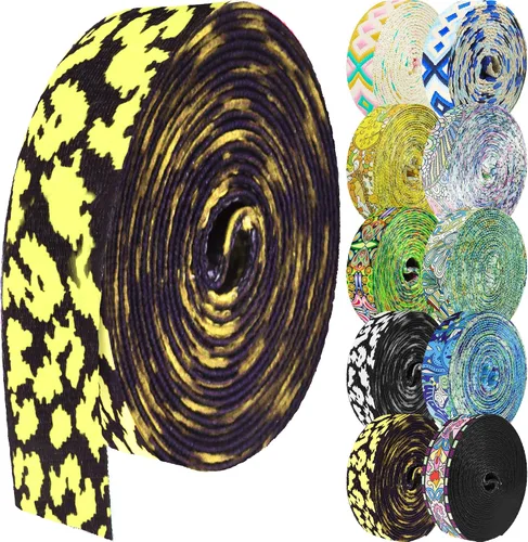 Vista 30 de 1.5 pulgadas Correa de nailon con patrón, correas de cinturón de nailon, correas para bolso, correas para mochila, cinturón de nailon