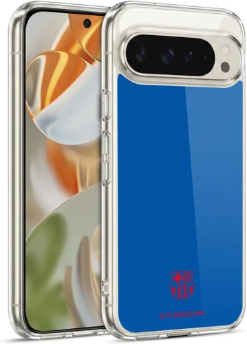 Vista 21 de Head Case Designs Funda de gel con licencia oficial del FC Barcelona Barca Crest Patterns [protección de grado militar] compatible con Google Pixel 3