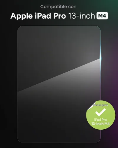 Vista 2 de ZAGG Glass Elite - Protector de pantalla para iPad Pro de 13 pulgadas (M5)/Pro de 13 pulgadas (M4), ultra fuerte, resistente a los arañazos, sin