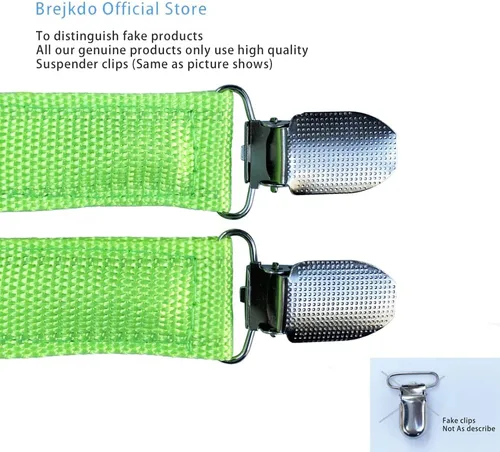 Vista 2 de Light Up - Conjunto de tirantes LED y pajarita para hombre, tirantes iluminados para hombre, ropa de fiesta brillante, trajes de rave