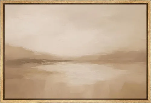 Vista 48 de SIGNFORD Lienzo enmarcado para pared, pinos sepia, bosques, bosques, naturaleza, ilustraciones de área silvestre, arte digital, arte moderno