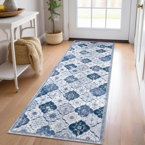 Vista 93 de KILOCOCO Alfombra marroquí pequeña, de 2 x 3 pies, color negro/dorado, súper suave, lavable, para interiores, vintage, lavable, antideslizante