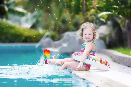 Vista 3 de Aletas de natación para niños, aletas cortas para jóvenes, aletas de entrenamiento de natación para natación de regazo, para niños y niñas Arco