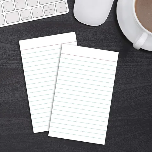 Vista 9 de Home Advantage Mini tarjetas de índice blancas con rayas verticales, tarjetas de notas (3 x 5)