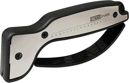 Vista 10 de AccuSharp Serie Gourmet - Afilador de cuchillos de 15 grados para cuchillos gourmet, cuchillas reversibles de carburo de tungsteno afilado