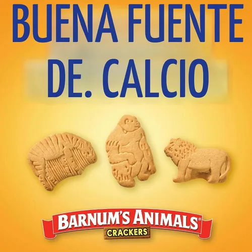 Vista 5 de BARNUM'S Original Animal Crackers, Snacks para niños, Snaks, 8 onzas