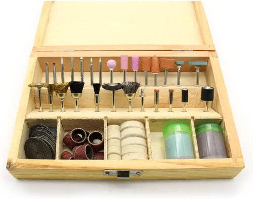 Vista 2 de TMAX Juego de accesorios de herramientas rotativas de 100 piezas para Dremel y otras herramientas rotativas