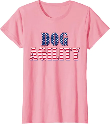 Vista 11 de Dog Agility American Flag - Camiseta de agilidad para perros, Negro