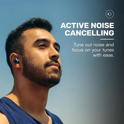 Vista 3 de Raycon Paquete de auriculares inalámbricos Bluetooth 2X (negro y verde) – Micrófono integrado de 56 horas de batería, IPX7 impermeable, cancelación