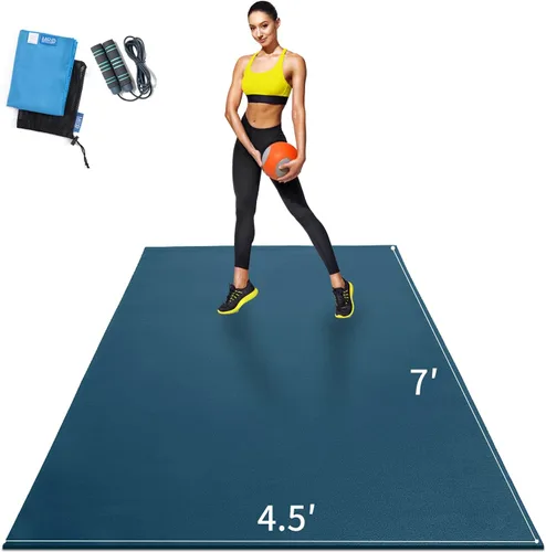 Vista 10 de MRO Extra Large Exercise Mat 8'x4.5'/7'x4.5'/6'x4.5'(7mm)
