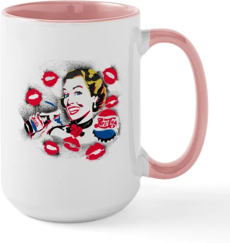 Vista 26 de CafePress Pepsi - Taza de café de cerámica (15.0 fl oz)