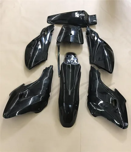 Vista 3 de HONGK - Kit de 7 cubiertas de carenado de plástico negro compatibles con Baja Dirt Runner 125 [B076XXKZ6J]