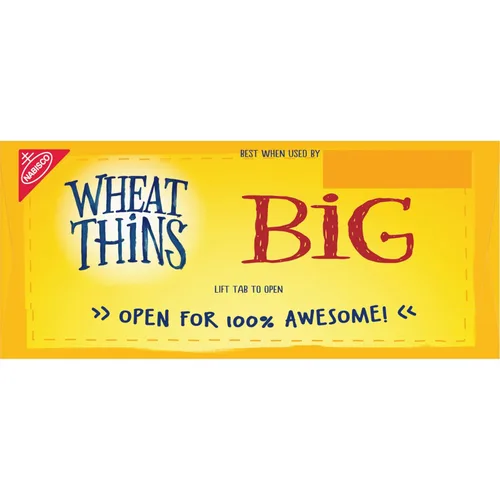 Vista 19 de Wheat Thins BIG Snacks, galletas de trigo integral de grano entero, galletas a granel, cajas de 6 a 8 onzas
