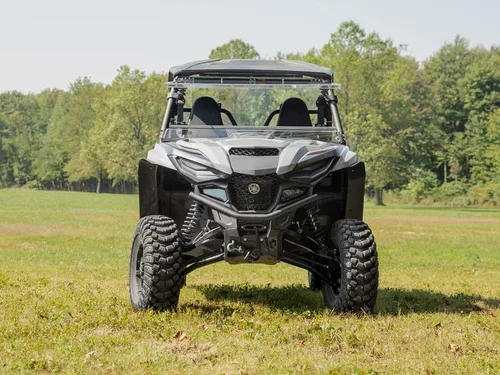 Vista 2 de SuperATV Kit de elevación de 3 pulgadas compatible con Yamaha Wolverine RMAX 2 2021+ Diseño atornillado Espaciadores de aleación de aluminio